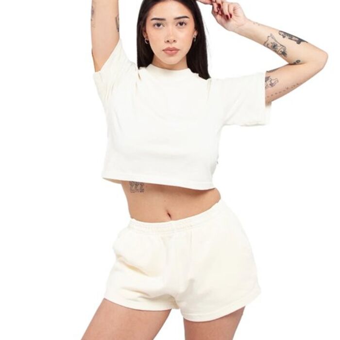 Ladies' Garment Dye Fleece Shorts Thumbnail