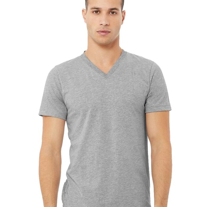 Heather CVC V-Neck Tee Thumbnail